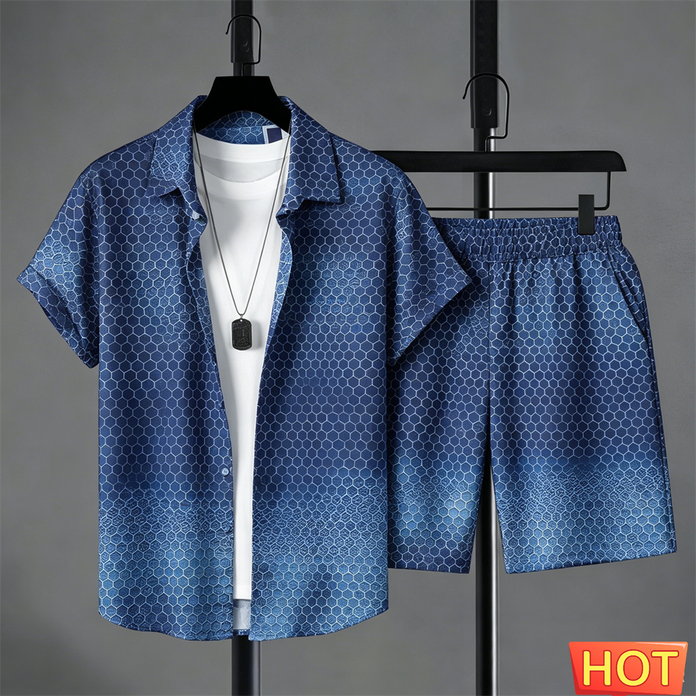 Conjunto de Camisa para Hombre - Shirt Camp Collar reseña y precio