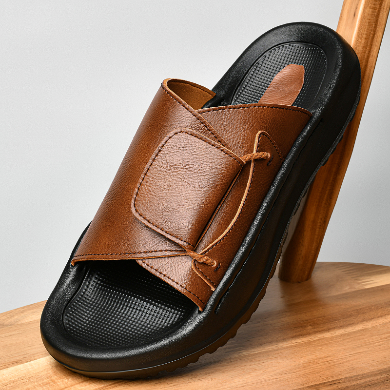 Sandalias de Cuero para Hombre - Flip Flop Leather Men reseña y precio