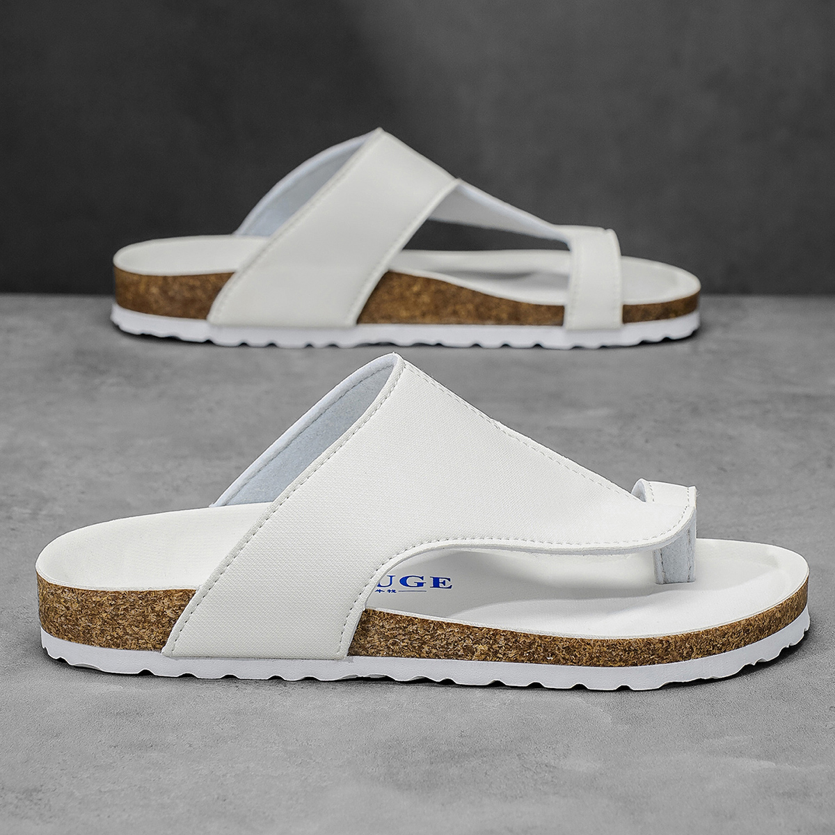 Talla grande 48 49 Zapatillas  - Flip Flop Leather Men reseña y precio