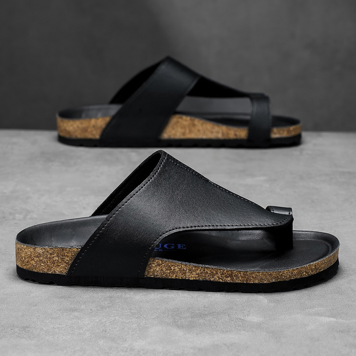 Talla grande 48 49 Zapatillas  - Flip Flop Leather Men reseña y precio