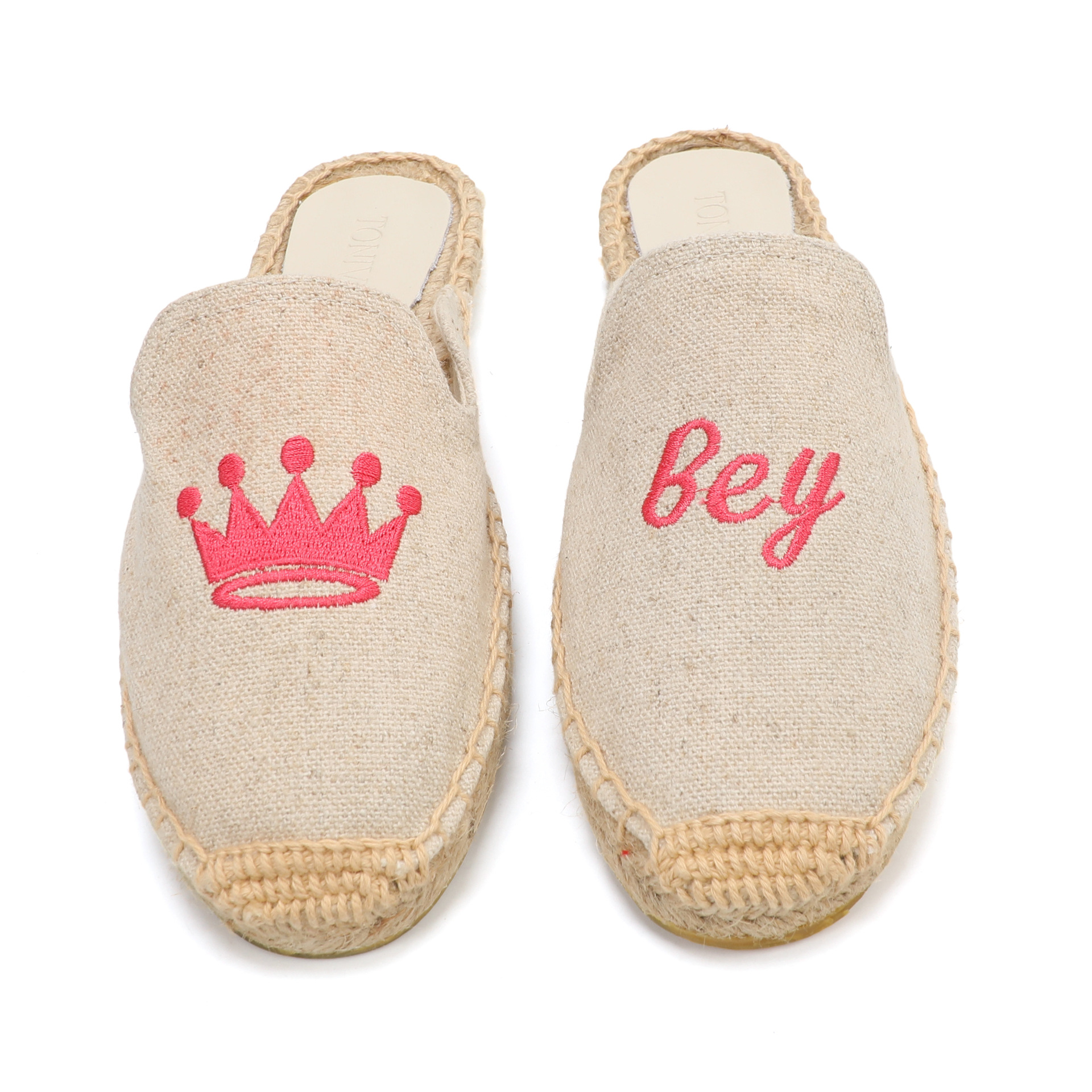 Zapatillas de lino con bordado - Espadrille Slip On reseña y precio