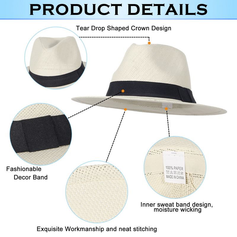 Sombrero Panamá de Paja para V - Bucket Hat Straw reseña y precio