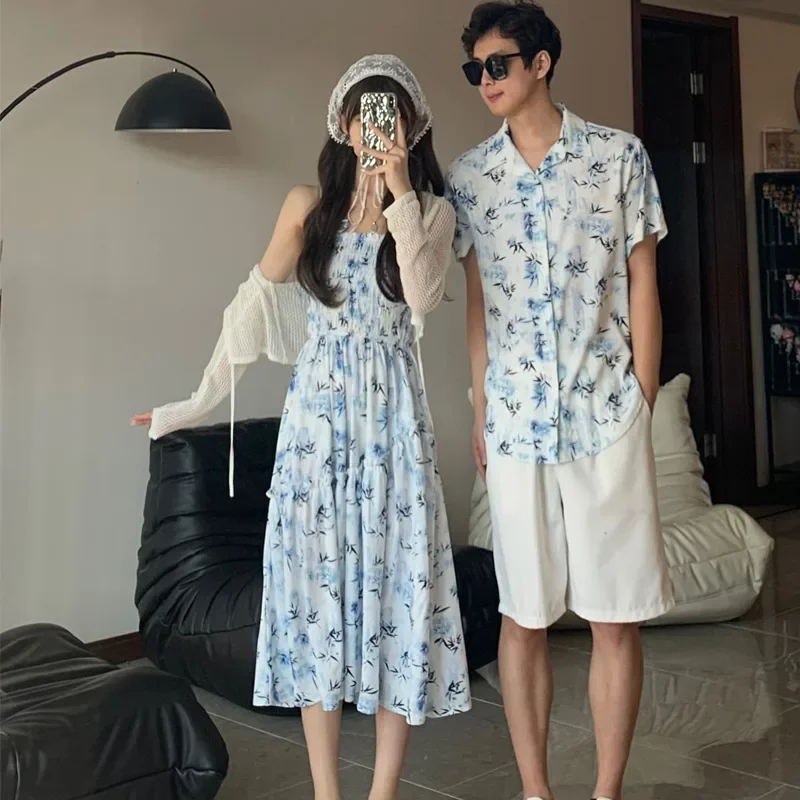 Resort Pareja apariencia padre - Resort Shirt Floral reseña y precio