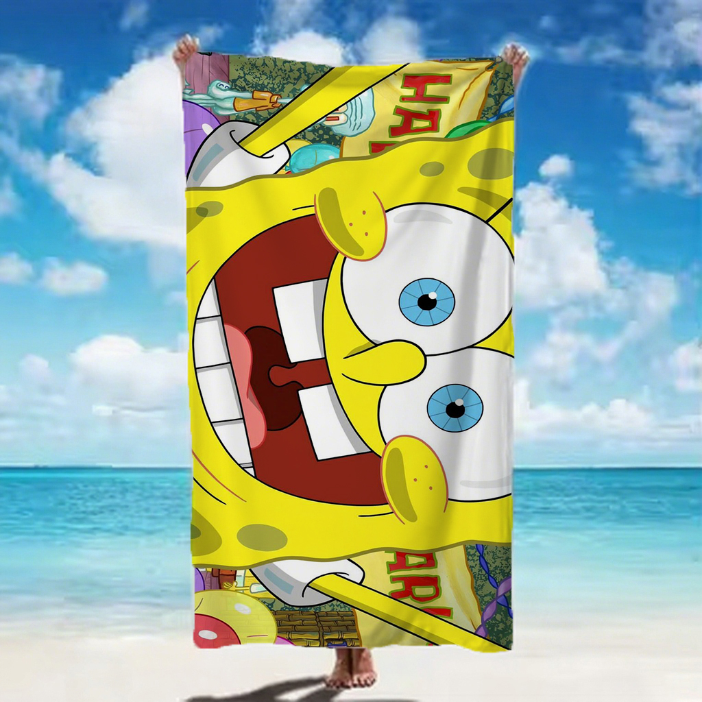 Toalla de playa con estampado  - Beach Towel Large reseña y precio