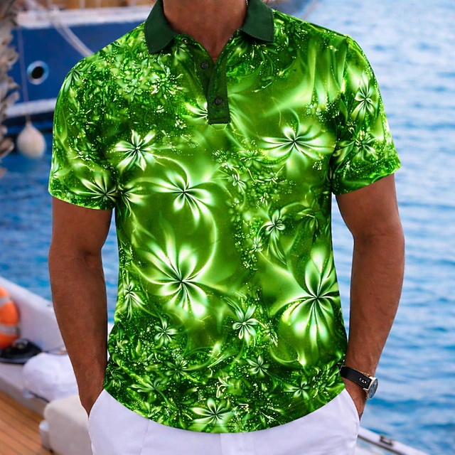 Polo de hombre estilo resort d - Resort Shirt Floral reseña y precio