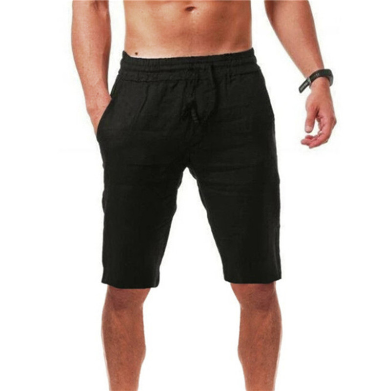 Pantalones Cortos de Algodón p - Short Linen Drawstring reseña y precio