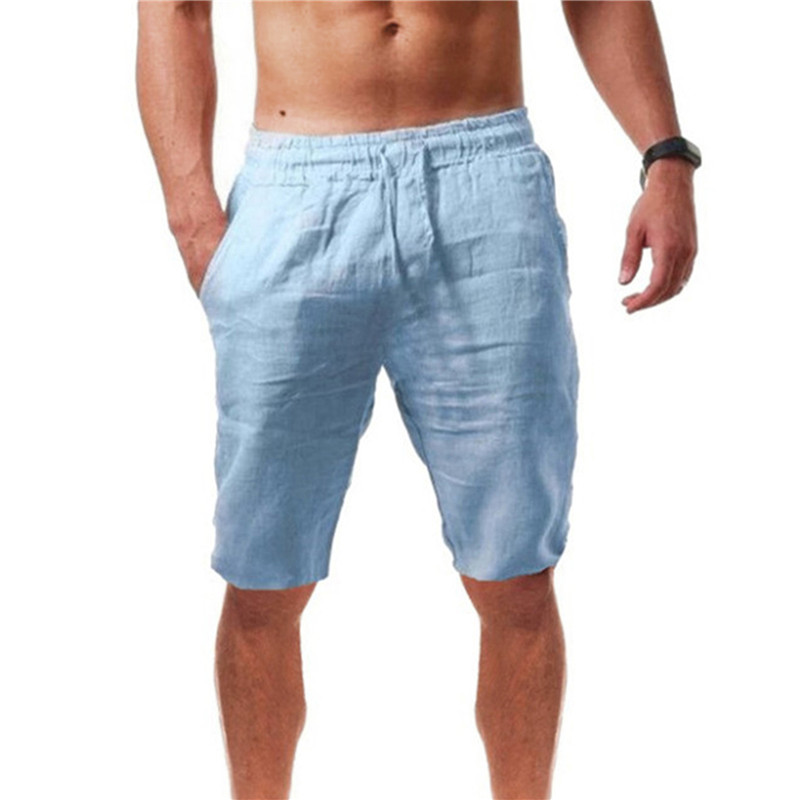 Pantalones Cortos de Algodón p - Short Linen Drawstring reseña y precio