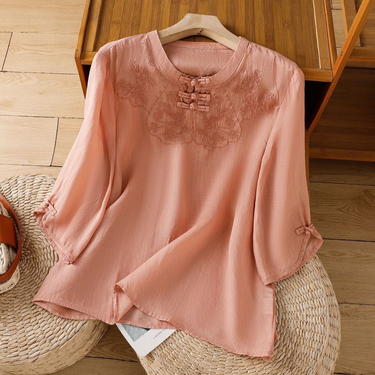 Camisa sin mangas de lino y al - Shirt Camp Collar reseña y precio
