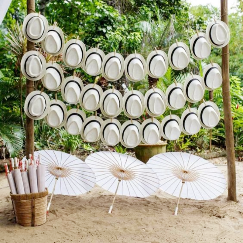 6-36PCS Sombreros de sol de al - Bucket Hat Straw reseña y precio