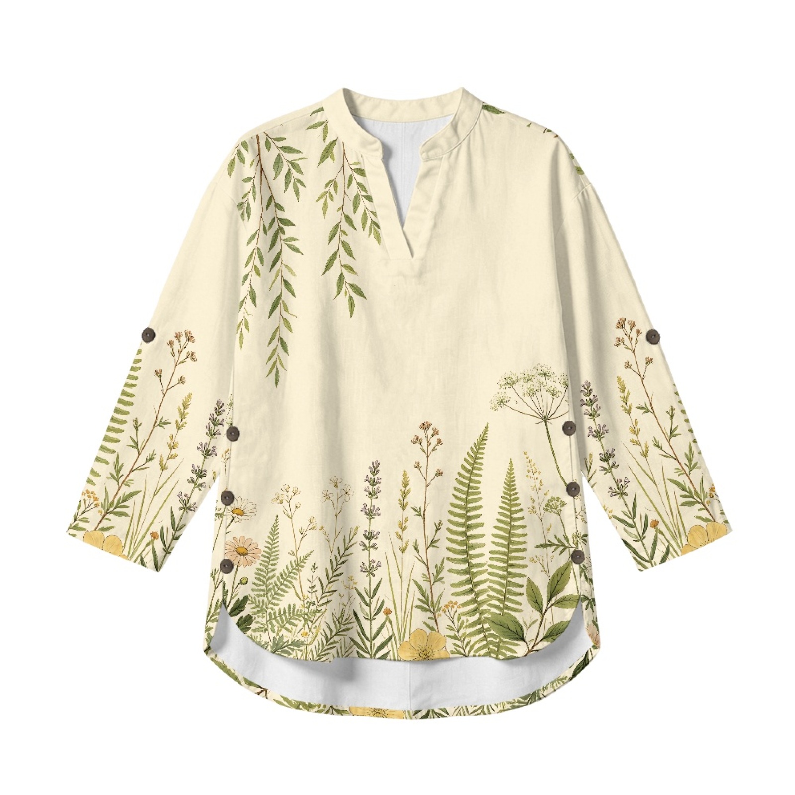 INSTANTARTS Camisa de lino con - Linen Shirt Breathable reseña y precio