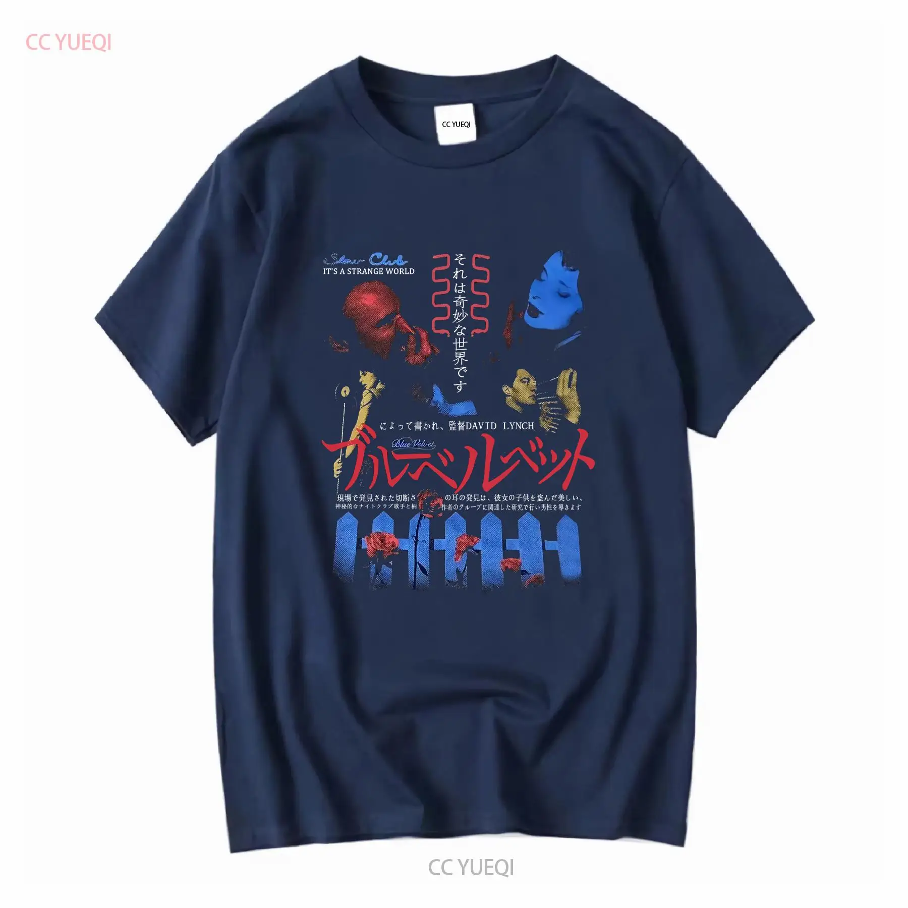Terciopelo azul Rucking Fotten - Tee Graphic Print reseña y precio