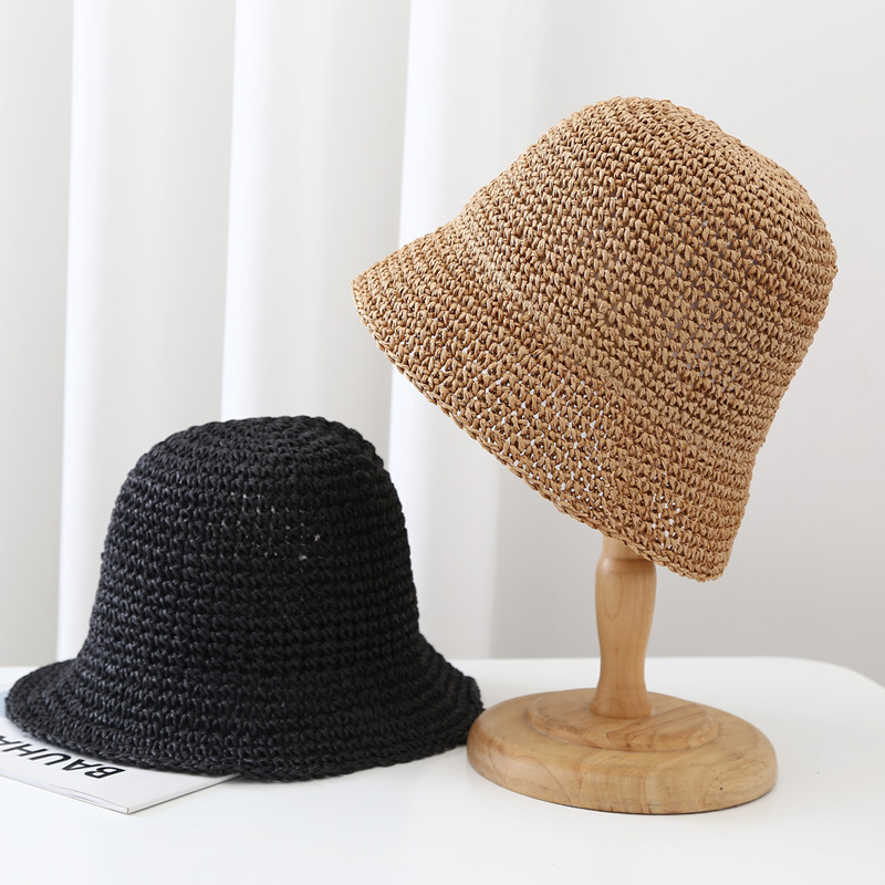 Sombrero de cubo de ganchillo  - Bucket Hat Straw reseña y precio