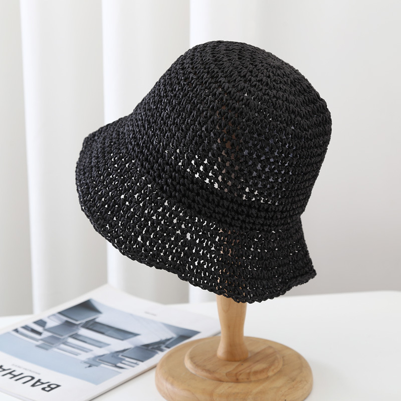 Sombrero de cubo de ganchillo  - Bucket Hat Straw reseña y precio