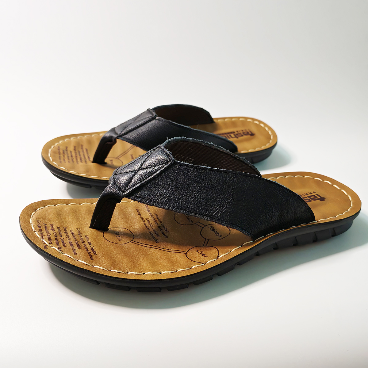Zapatos de verano para hombre, - Flip Flop Leather Men reseña y precio