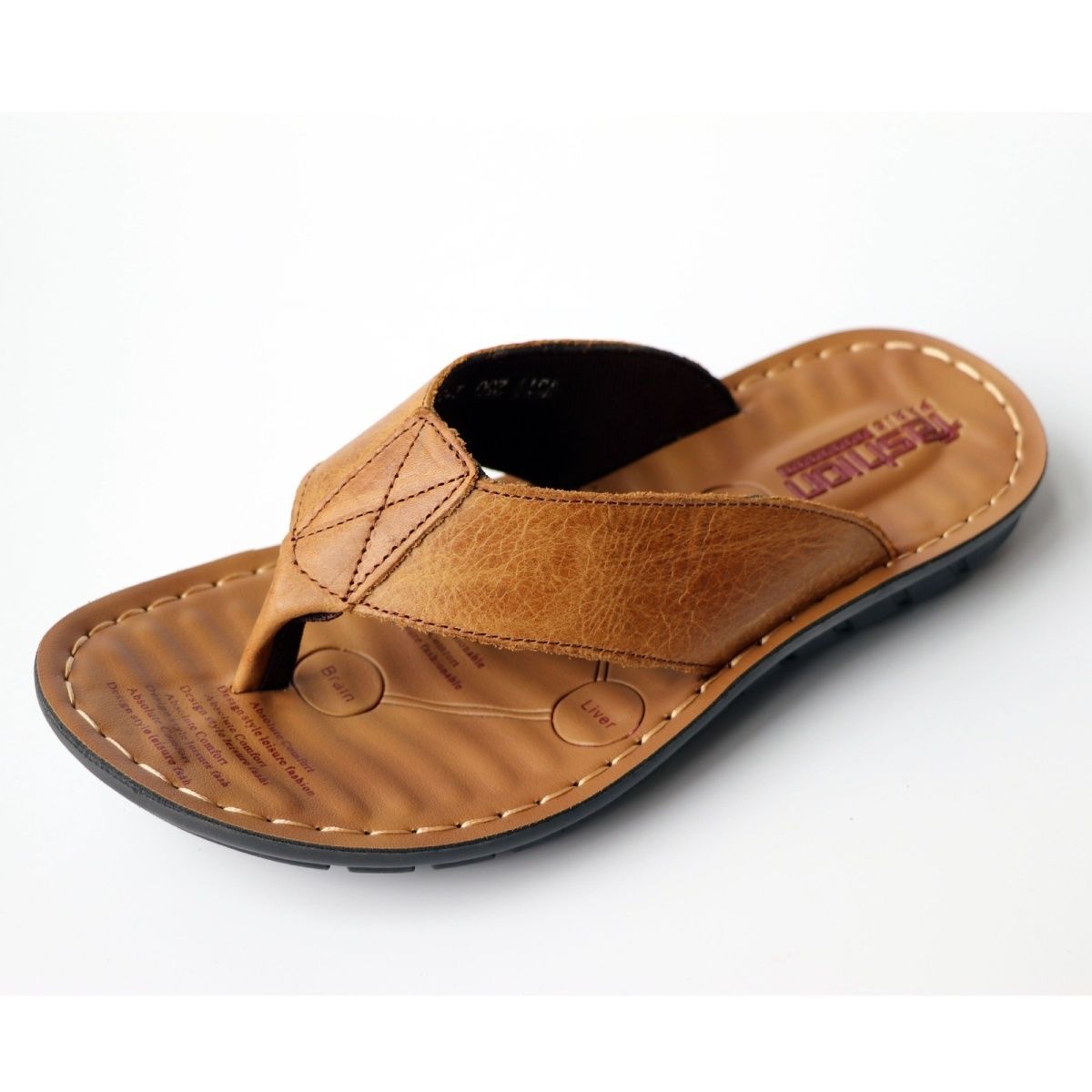 Zapatos de verano para hombre, - Flip Flop Leather Men reseña y precio