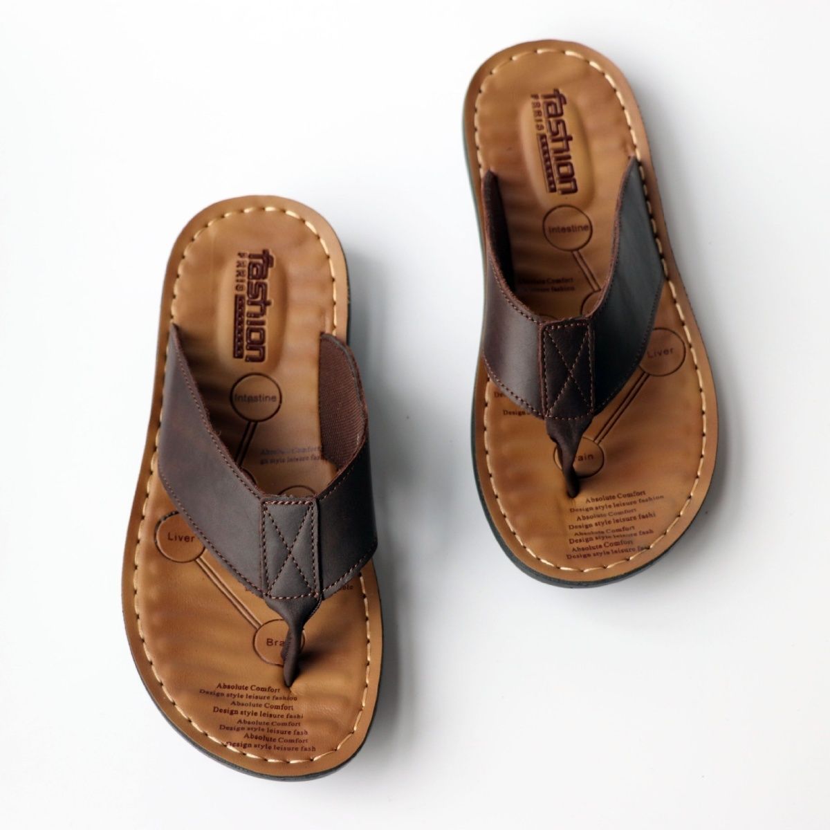 Zapatos de verano para hombre, - Flip Flop Leather Men reseña y precio