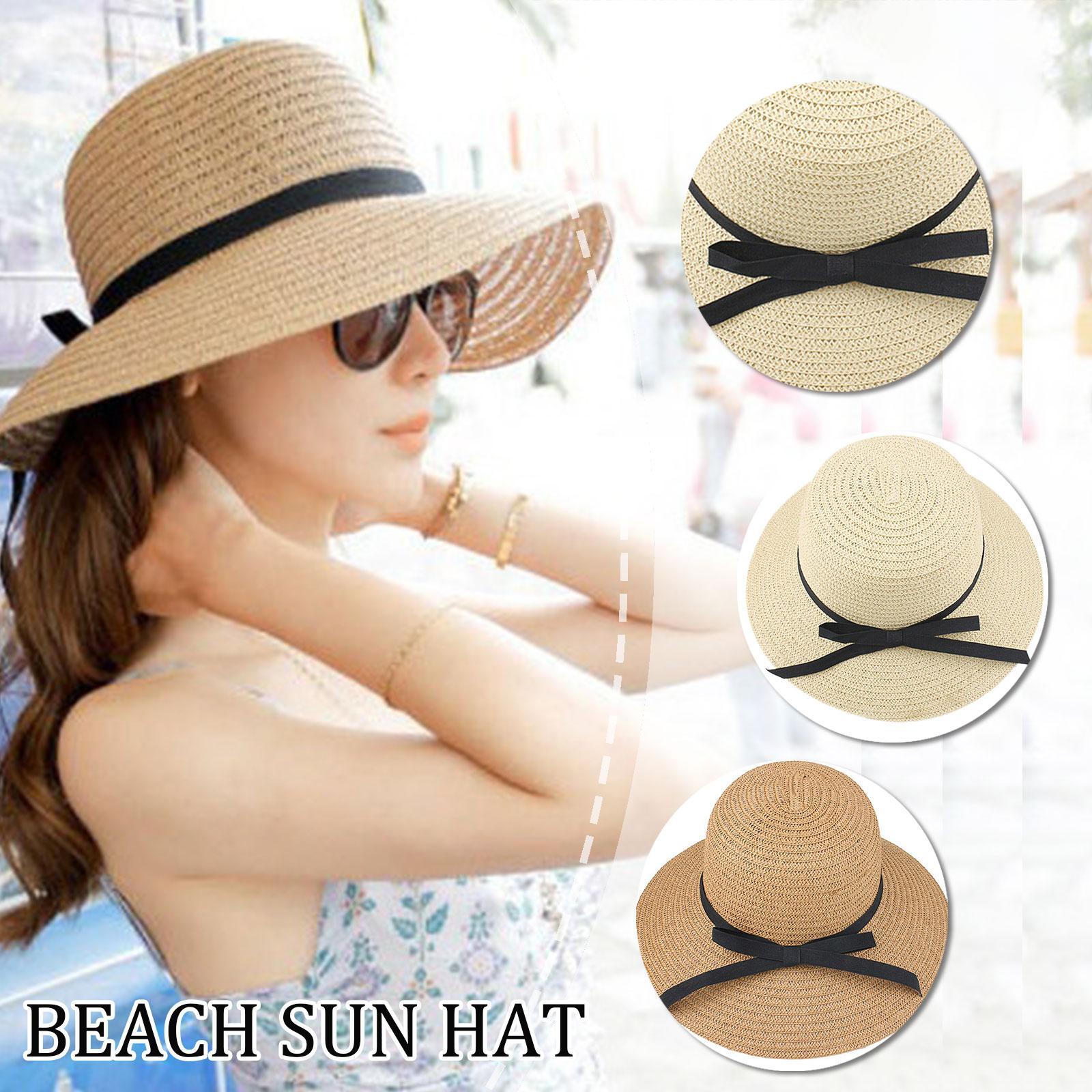Sombrero de paja plegable de a - Bucket Hat Straw reseña y precio
