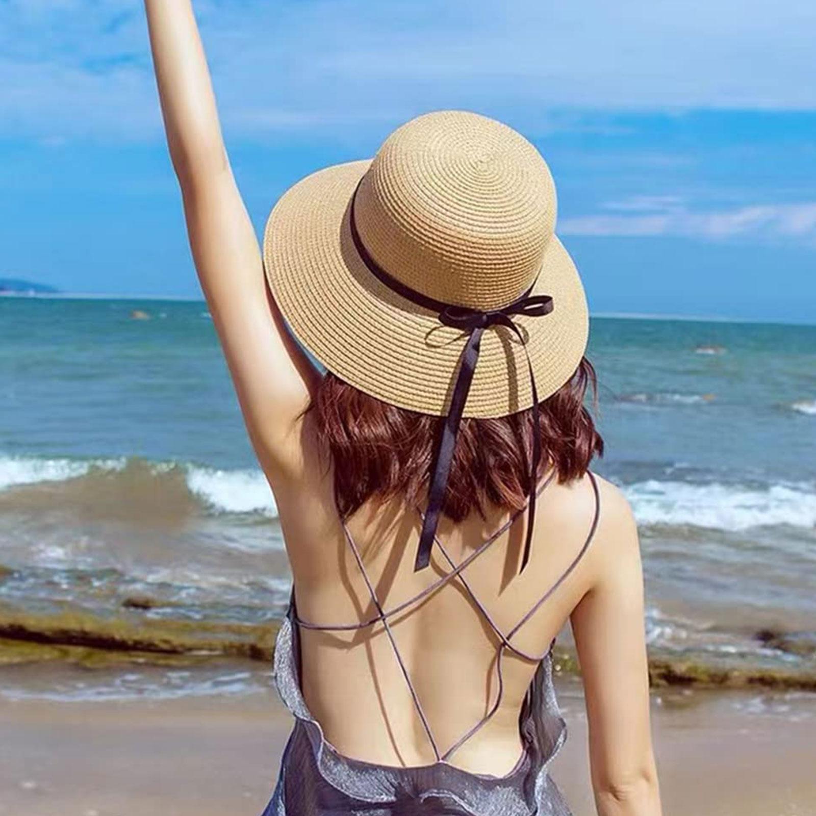 Sombrero de paja plegable de a - Bucket Hat Straw reseña y precio