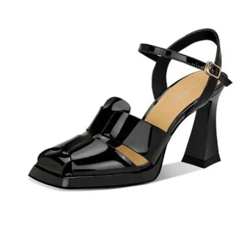 Sandalias de tacón alto para M - Casual Sandal Leather reseña y precio