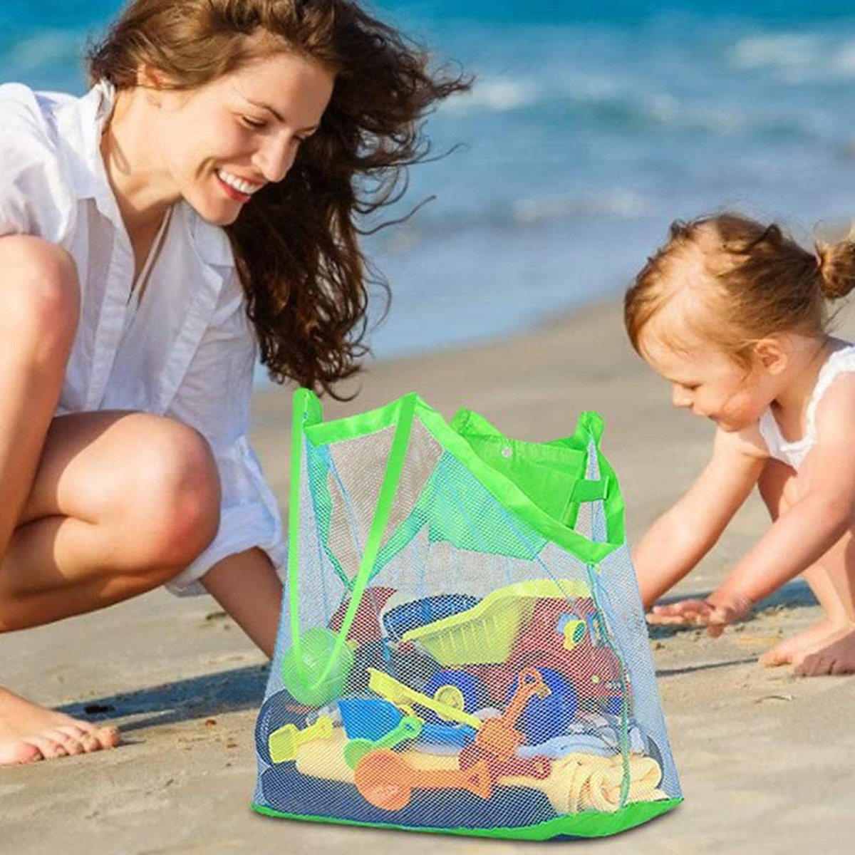 Bolsa de malla portátil para n - Beach Towel Large reseña y precio