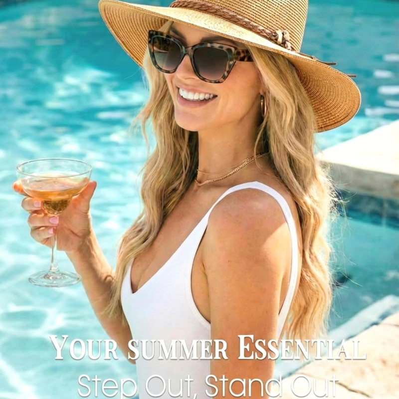 Sombrero de Paja de Verano par - Bucket Hat Straw reseña y precio
