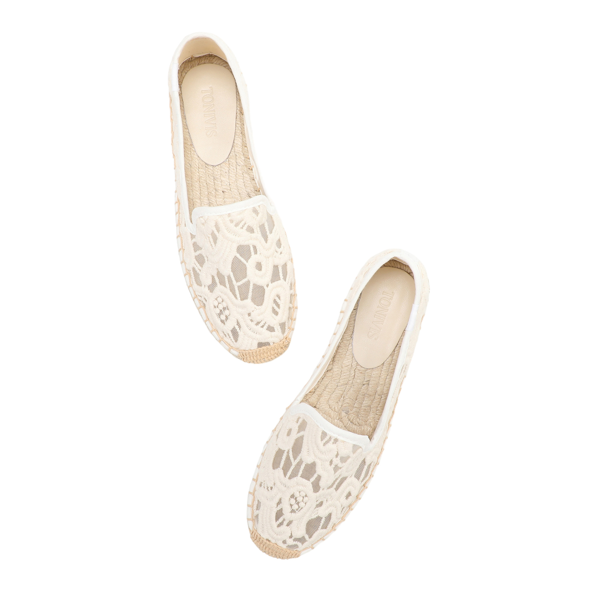 Alpargatas de encaje para muje - Espadrille Slip On reseña y precio