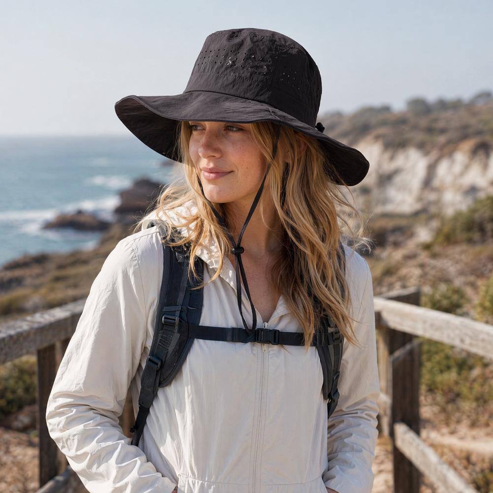 Sombrero de Sol de Ala Ancha c - Packable Hat Nylon reseña y precio