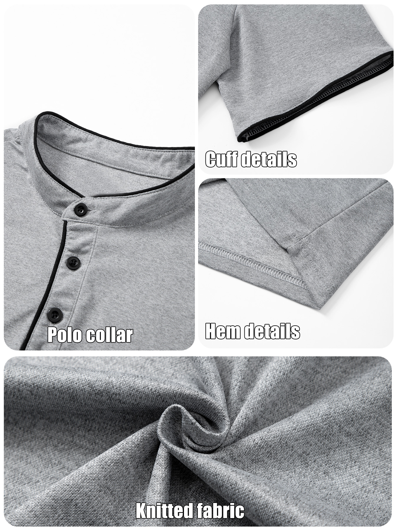 Polo de Hombre de 180g, Tejido - Polo Shirt Pique reseña y precio