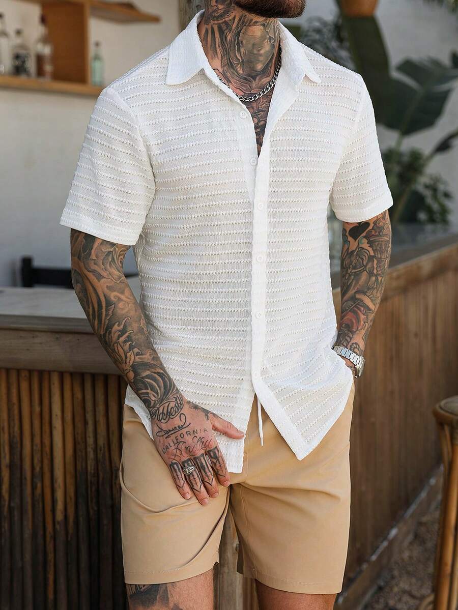 Conjunto de 2 Piezas para Homb - Resort Shirt Floral reseña y precio