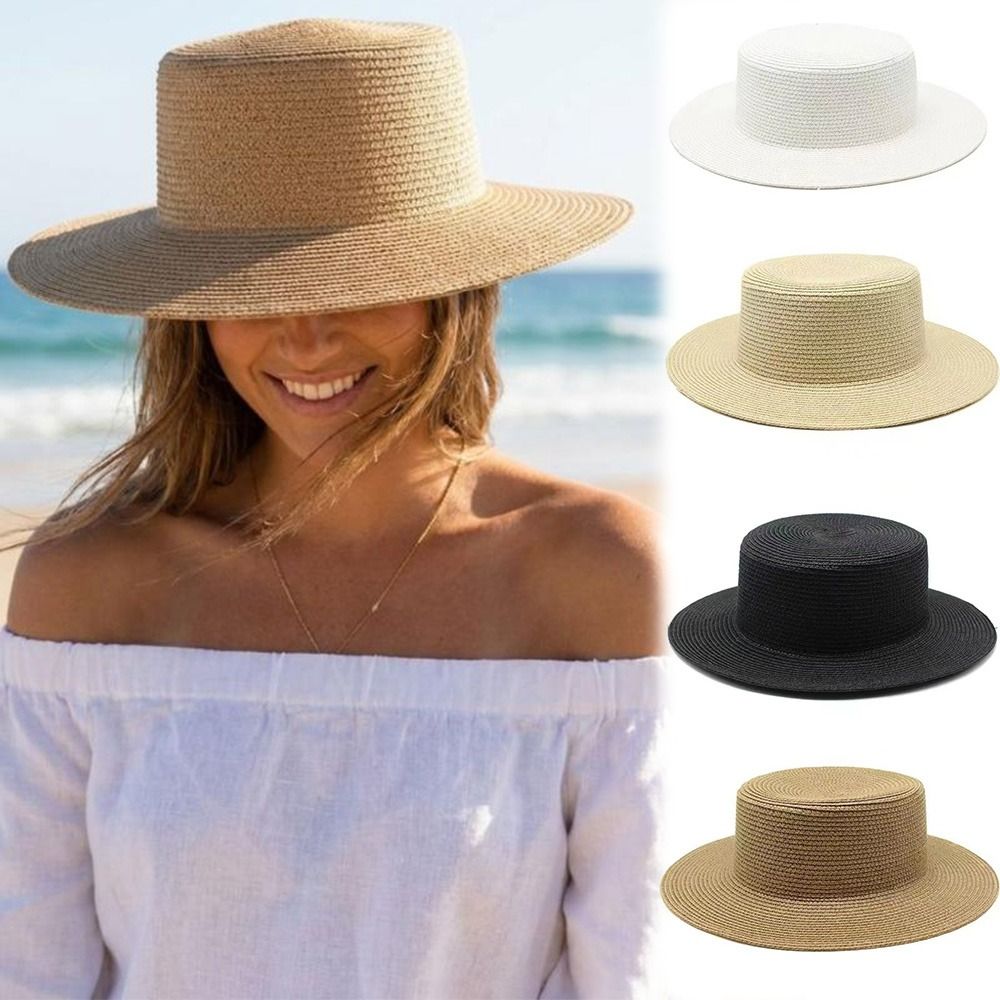 Sombrero de Paja de Ala Ancha  - Bucket Hat Straw reseña y precio