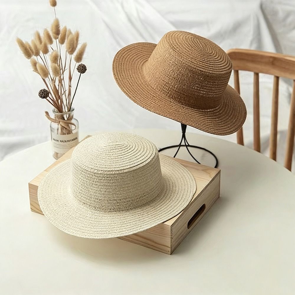 Sombrero de Paja de Ala Ancha  - Bucket Hat Straw reseña y precio