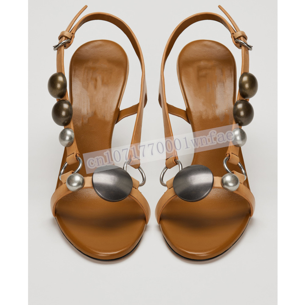 Sandalias de Tacón Alto con Ti - Casual Sandal Leather reseña y precio