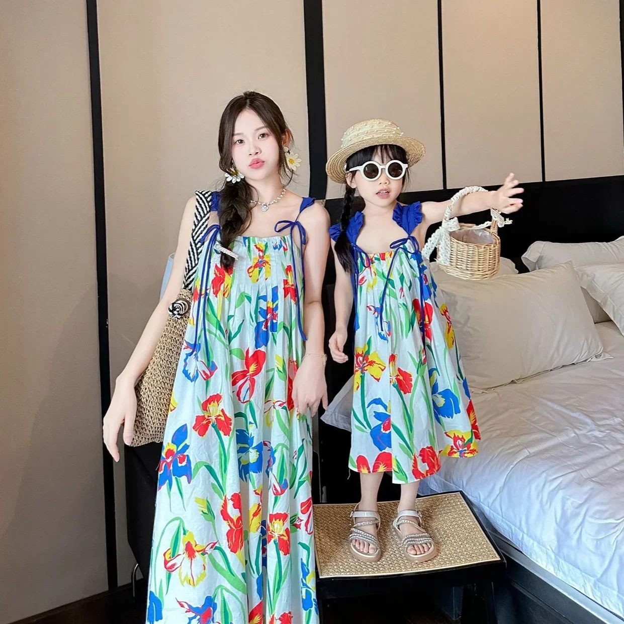 Ropa de vacaciones coreana par - Resort Shirt Floral reseña y precio