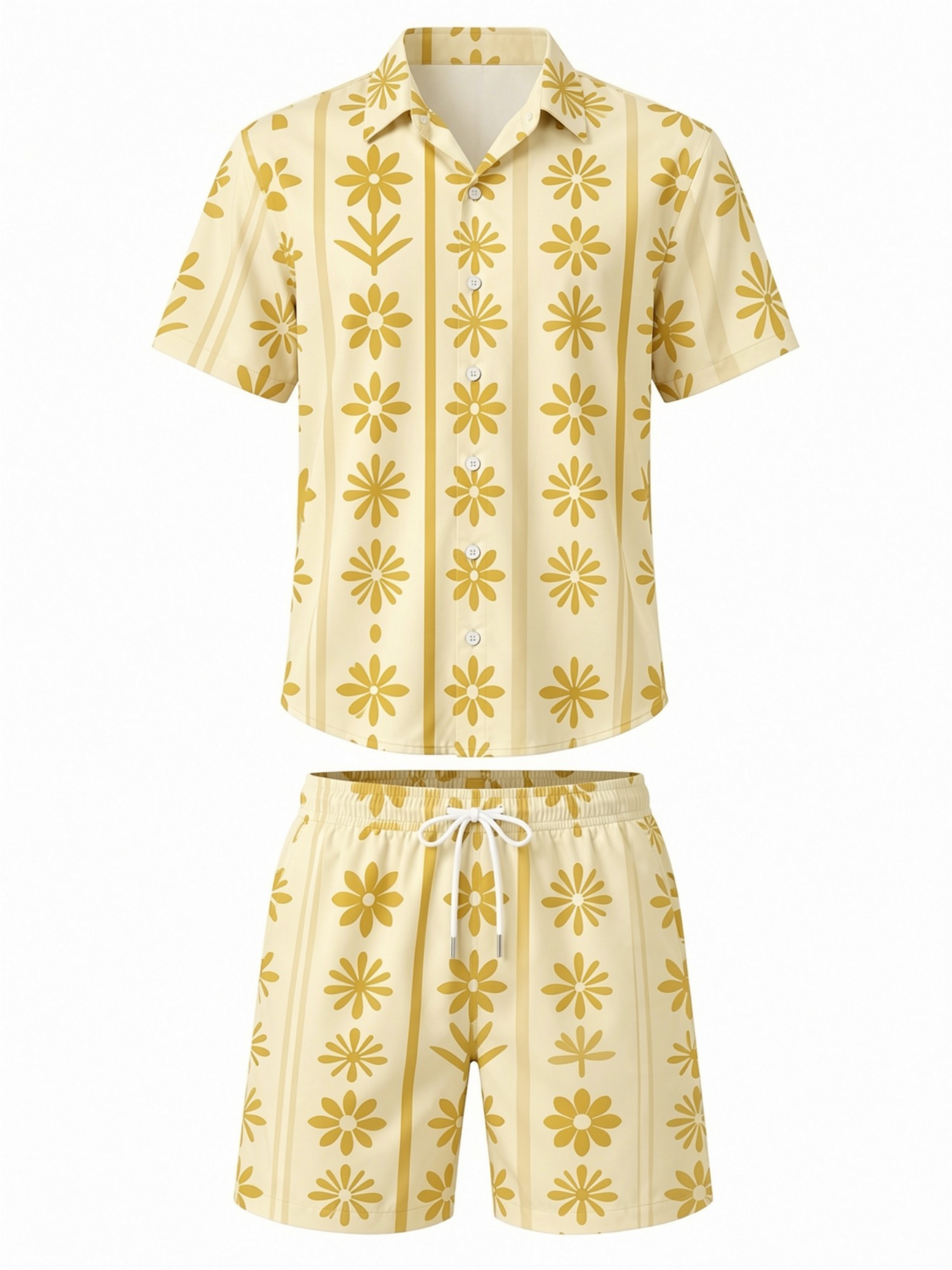 Conjunto de Camisa de Manga Co - Resort Shirt Floral reseña y precio