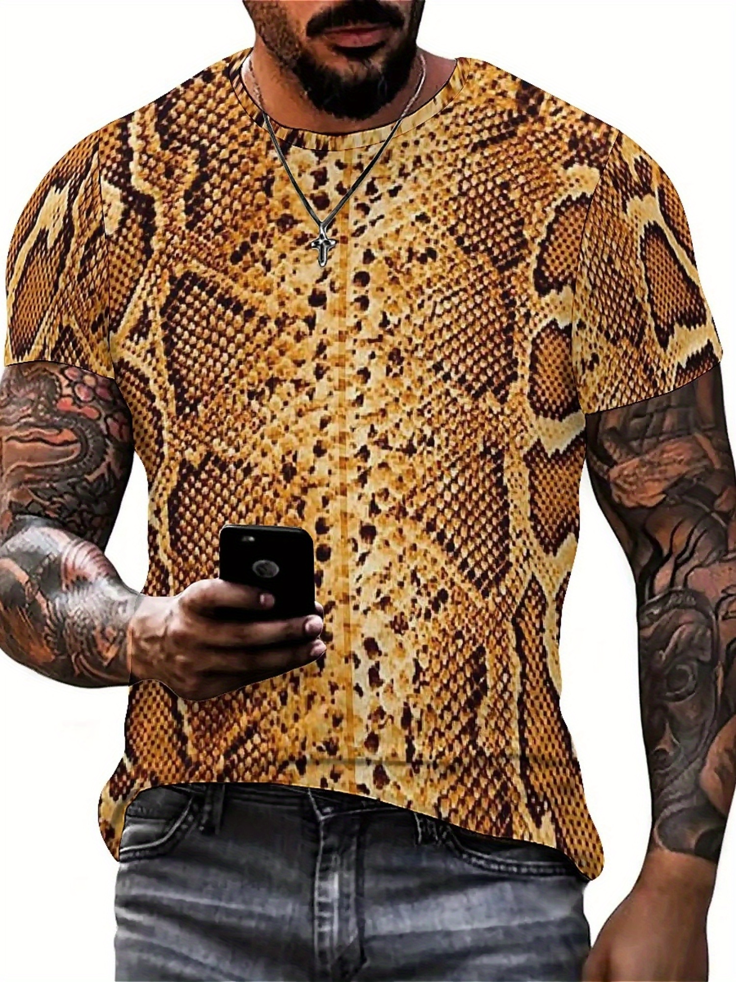 Camiseta con estampado de serp - Tee Graphic Print reseña y precio