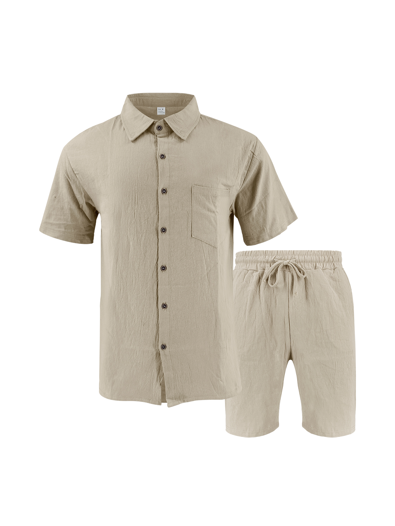 Conjunto de Dos Piezas de Lino - Linen Shirt Breathable reseña y precio