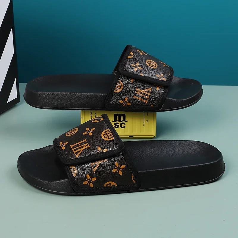 Sandalias de Cuero Genuino par - Flip Flop Leather Men reseña y precio