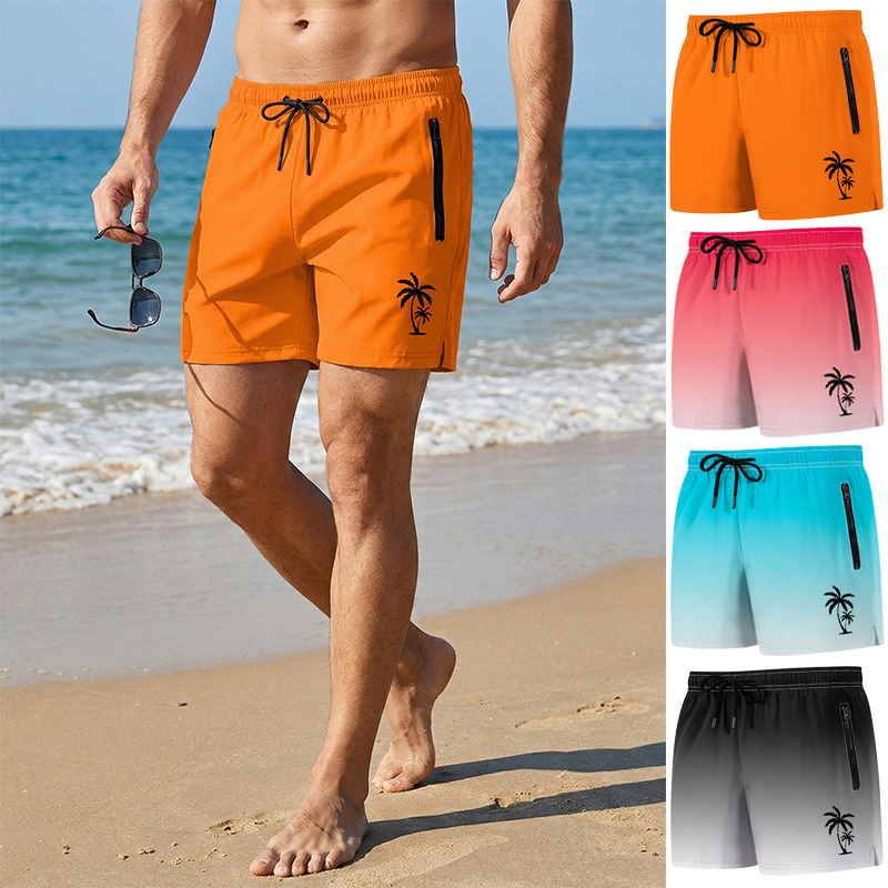 Pantalones cortos con estampad - Swim Trunk Quick Dry reseña y precio