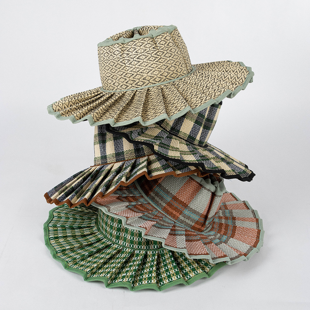 USPOP-sombrero de paja plisado - Bucket Hat Straw reseña y precio